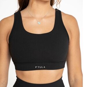 P'tula The Diamondback Sports Black Bra Size Large